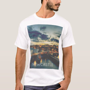Camiseta envuelta cortocircuito de Newcastle,
