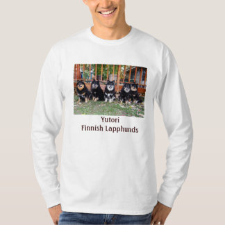 Camiseta envuelta larga con 5 perros de Yutori del