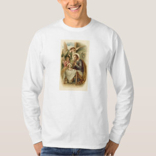 Camiseta envuelta larga para hombre: Natividad de