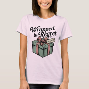 Camiseta Envuelto en Arrepentimiento Diseño Divertido de