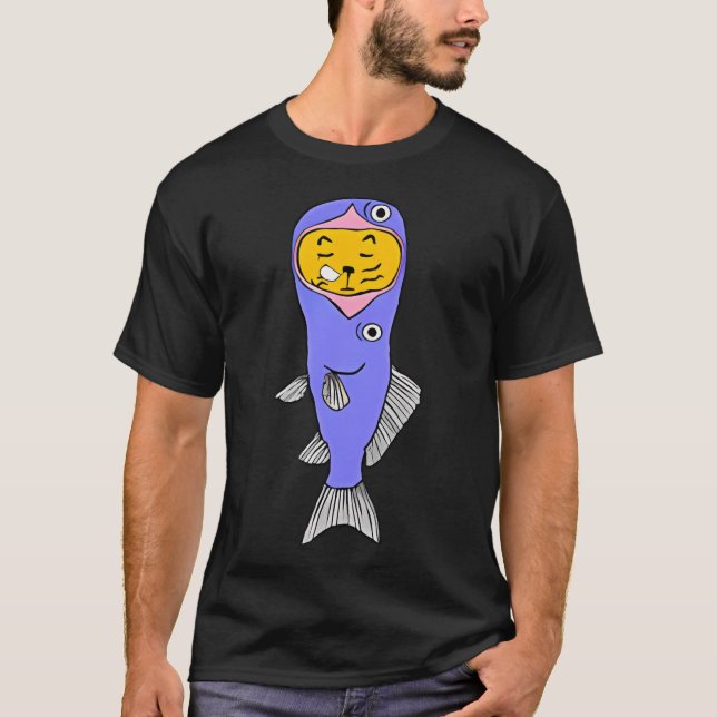 Camiseta Envuelto en pescado (Anverso)