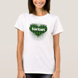 Camiseta ¡Envuelve tu corazón en tartán!