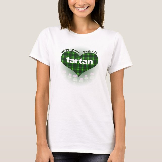 Camiseta ¡Envuelve tu corazón en tartán! (Anverso)