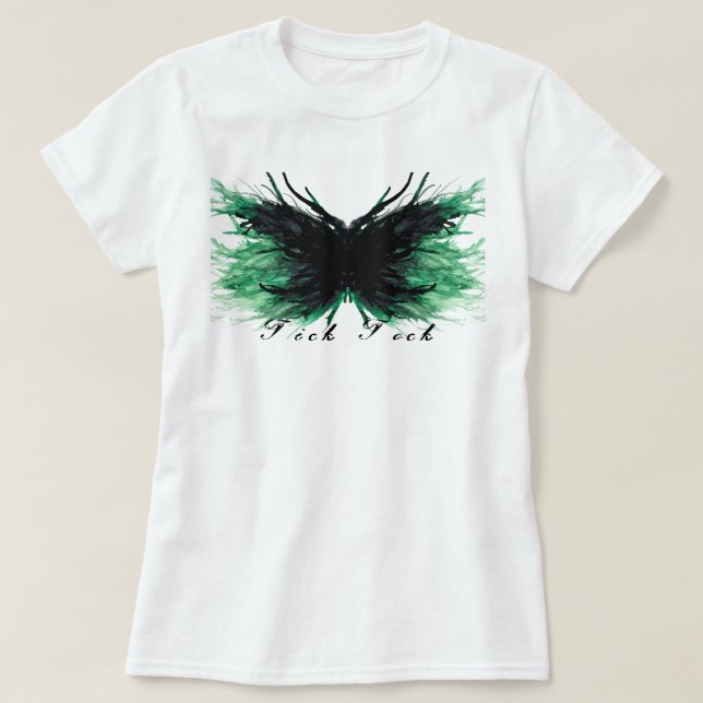 Camiseta Envy Abstract 7 Deadly Sins Alcohol Ink Art (Diseño del anverso)