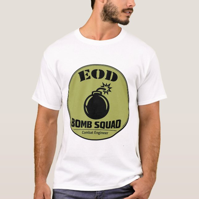 Camiseta EOD Bomb Squad Combat Engineer Tee (Anverso)