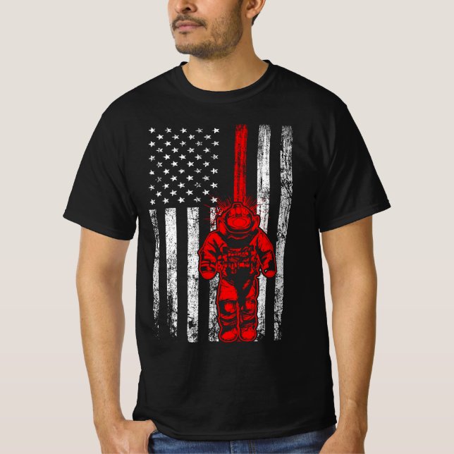 Camiseta EOD Tech de la bandera estadounidense (Anverso)