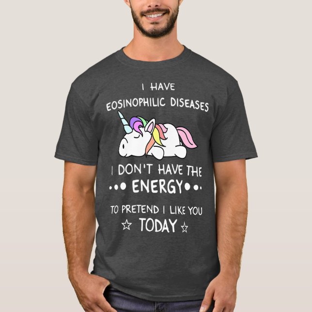 Camiseta Eosinofílico EOE Trastorno Eosinofílico Sensibiliz (Anverso)