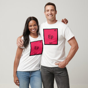 Camiseta Ep - Simbolo Químico Divertido de Element