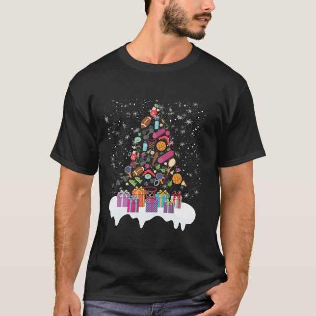 Camiseta EP Teacher Árbol de Navidad Navidad Navidad Navida (Anverso)