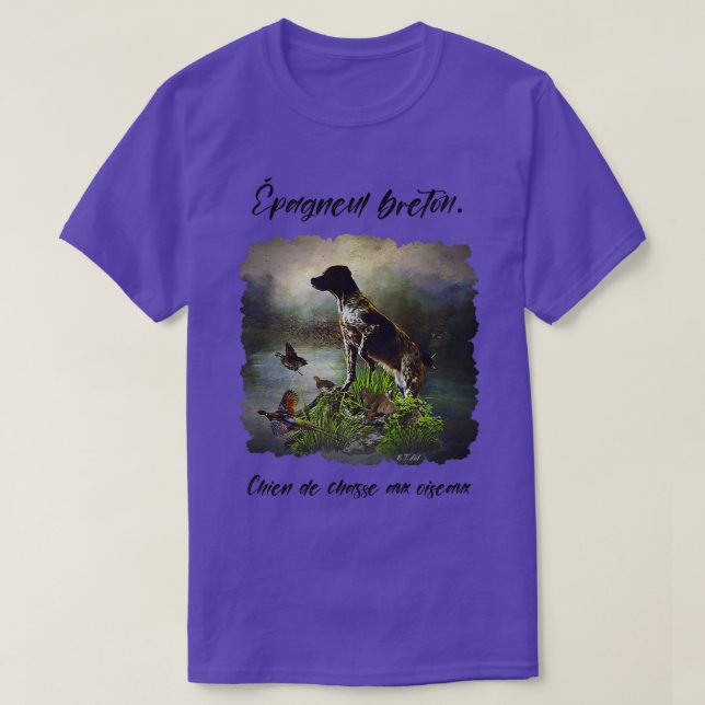 Camiseta Epagneul Breton (Diseño del anverso)
