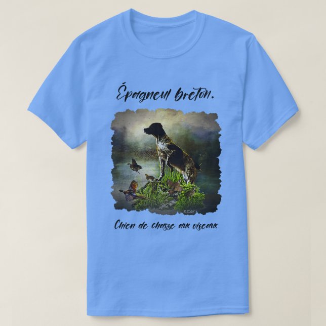 Camiseta Epagneul Breton (Diseño del anverso)