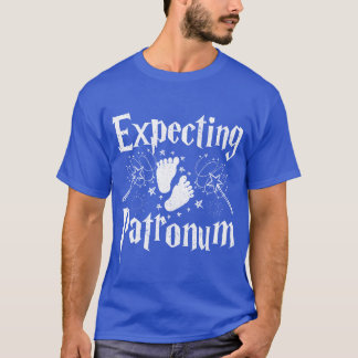 Camiseta Epectando el embarazo en el patrono a la madre