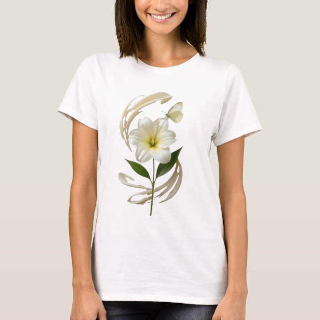 Camiseta Ephemeral Grace Bloom and Drift Delicate Balance N (Anverso)