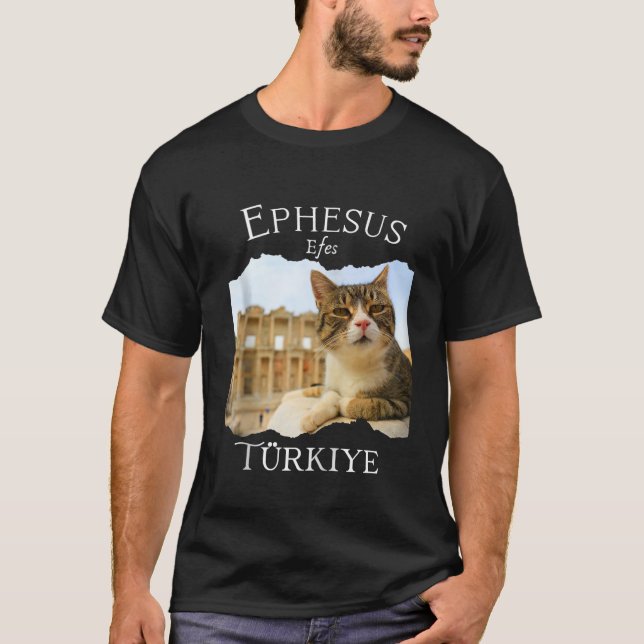 Camiseta Ephesus Efes Turquía Antigua ciudad de Éfeso con C (Anverso)