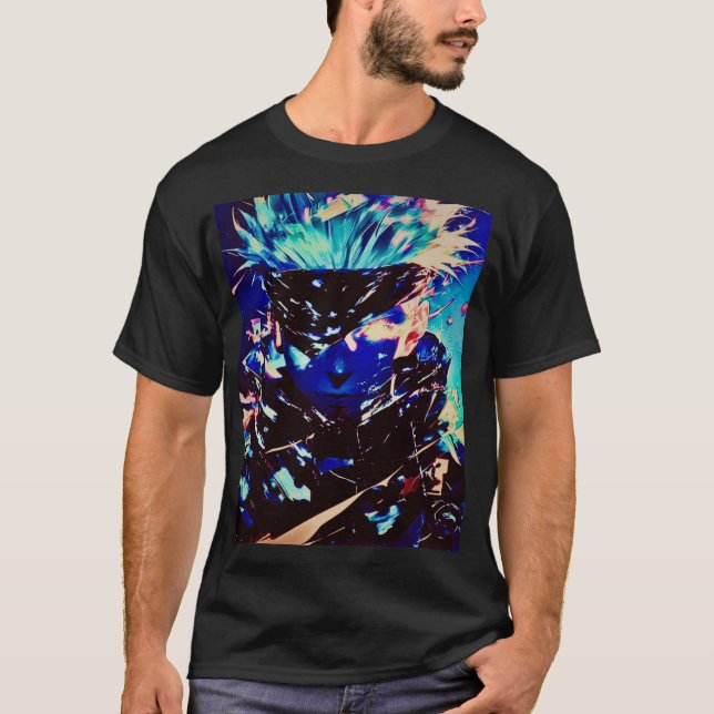 Camiseta "Epic Anime Art: Tee de impresión con firma" (Anverso)