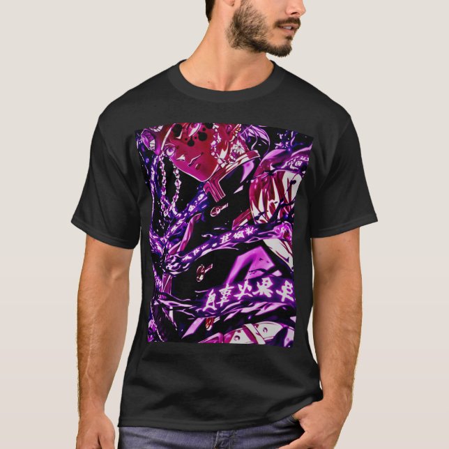 Camiseta "Epic Anime Art: Tee de impresión con firma" (Anverso)