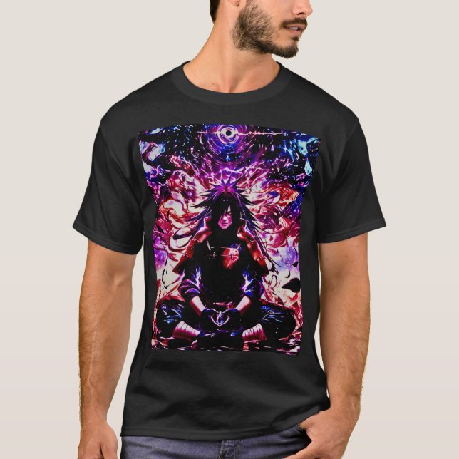 Camiseta "Epic Anime Art: Tee de impresión con firma" (Anverso)