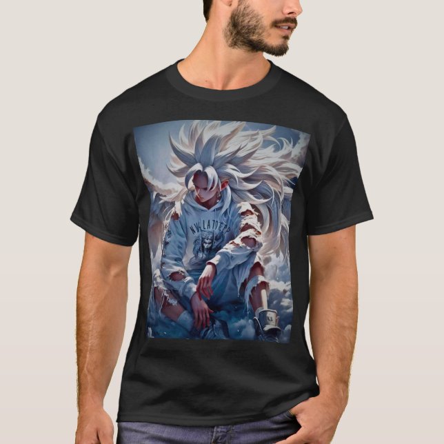 Camiseta Epic Anime Art: Tee de impresión de firma (Anverso)