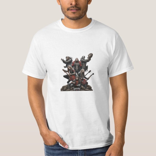 Camiseta Epic arte de banda Metalizado con tema de fantasía (Anverso)