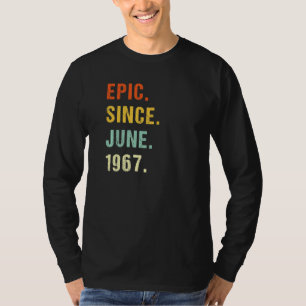 Camiseta Epic De 55 Años Desde Junio De 1967 55 Años Re