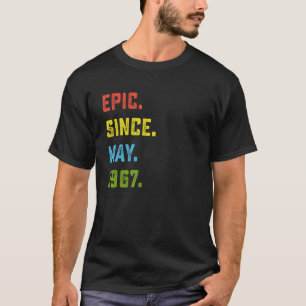 Camiseta Epic De 55 Años Desde Mayo De 1967 55 Años 1