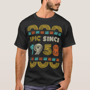 Camiseta Epic Desde 1958 BbayGift Familia De Regalos De Cum