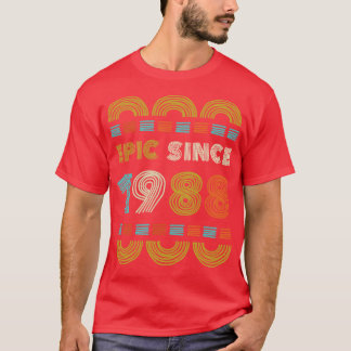 Camiseta Epic Desde 1988 BbayGift Familia De Regalos De Cum