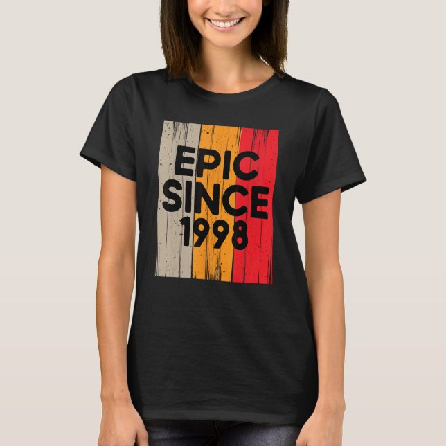 Camiseta Epic Desde 1998 25th Birthday Graphic Design (Anverso)