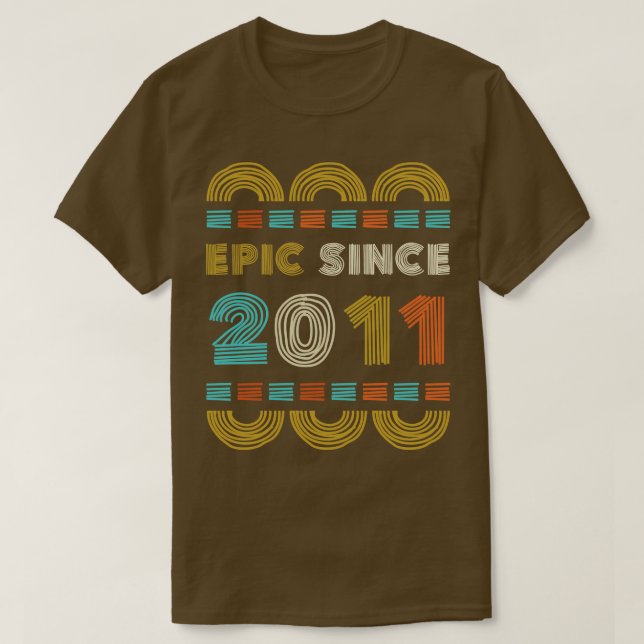 Camiseta Epic Desde 2011 Nacimiento Regalo Familia BbayGift (Diseño del anverso)