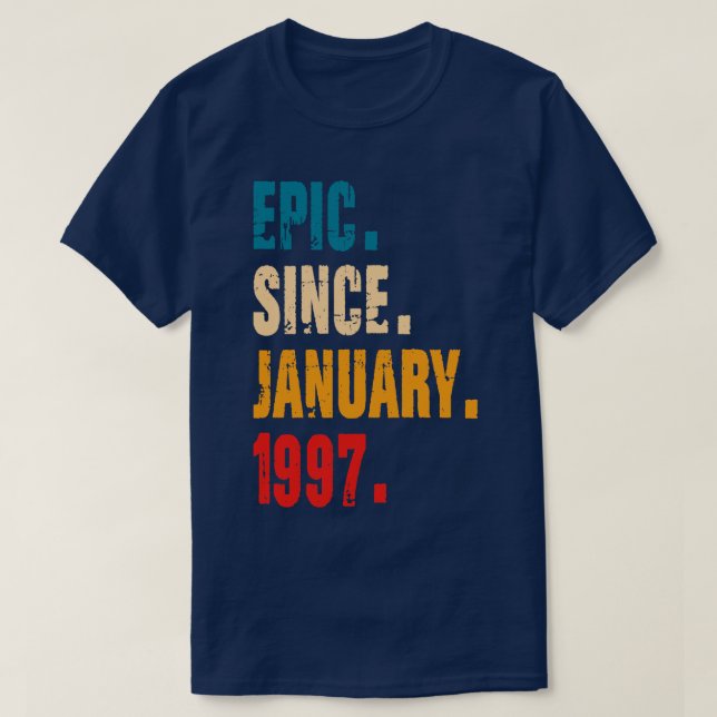 CAMISETA EPIC DESDE ENERO DE 1997 (Diseño del anverso)