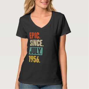 Camiseta Epic Desde Julio De 1956 66 Años De Edad 66º Cumpl