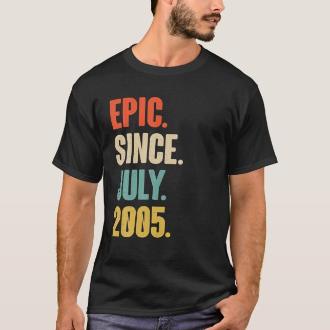 Camiseta Epic Desde Julio De 2005 - 16 De Julio Regalo De C (Anverso)
