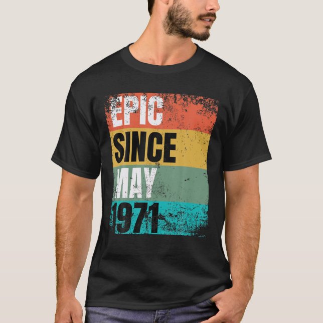 Camiseta EPIC DESDE mayo de 1971 | 50.º Fenómeno Del Fmam E (Anverso)