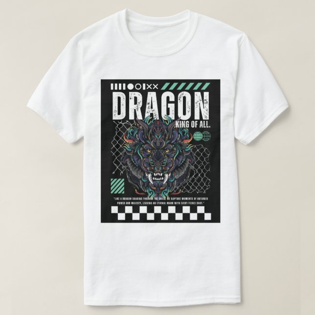 Camiseta Epic Dragon Graphic T-Shirt Design (Diseño del anverso)