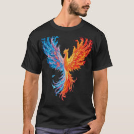 Camiseta Epic Fire & Ice Phoenix - Mythical Elemental Bird