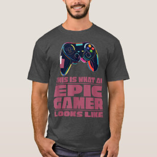 Camiseta Epic Gamer Pro Gaming Nerd Geek Network Video Gam