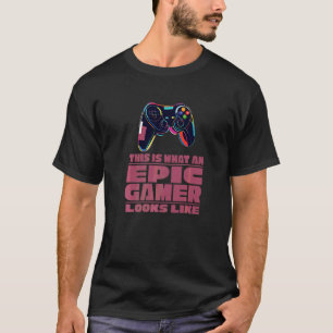Camiseta Epic Gamer Pro Gaming Nerd Geek Network Video Gam