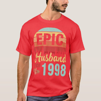 Camiseta Epic Husband desde 1998 Aniversario De La Boda Cas