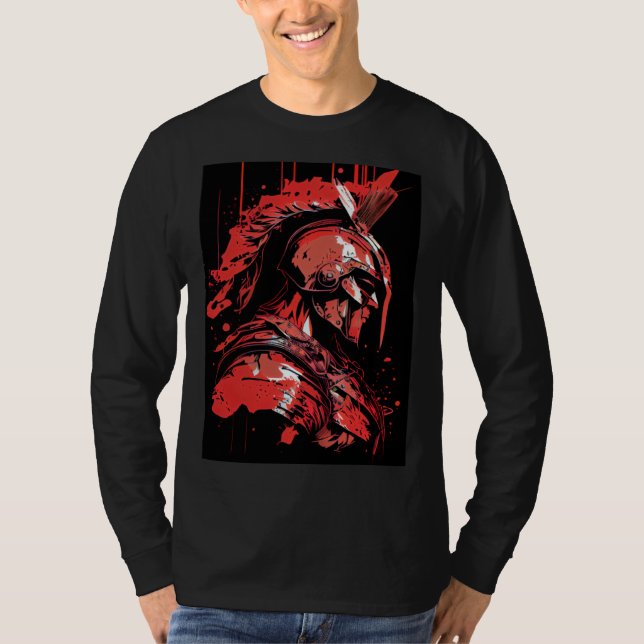 Camiseta Epic Motivational Spartan Warrior Trojan Warrior G (Anverso)