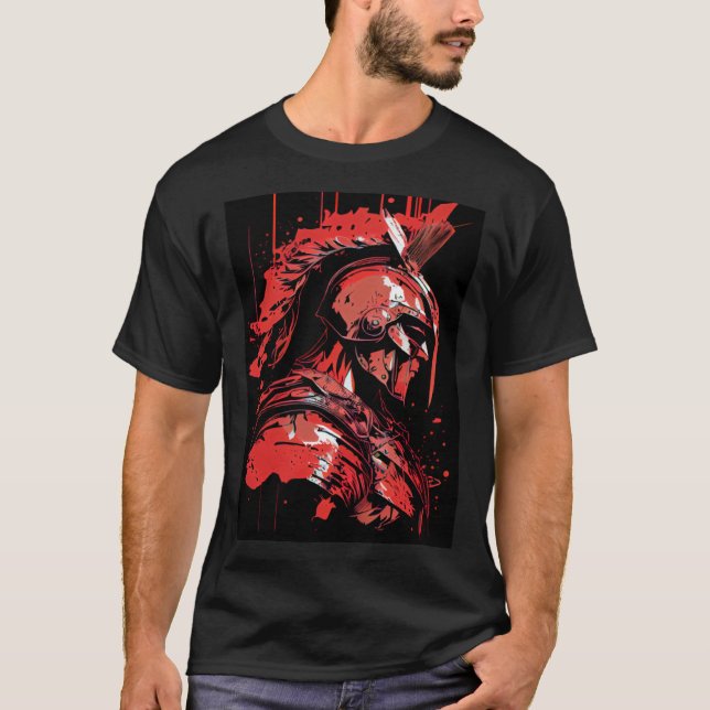 Camiseta Epic Motivational Spartan Warrior Trojan Warrior G (Anverso)