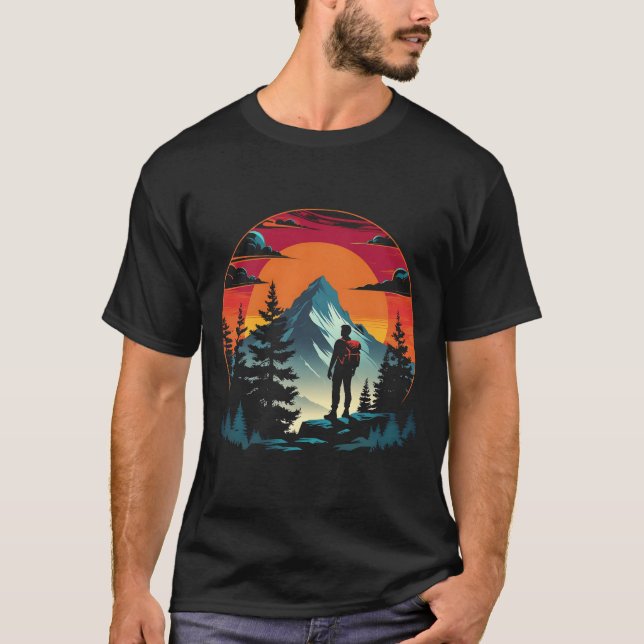 Camiseta Epic Mountain Adventure Silhouette (Anverso)