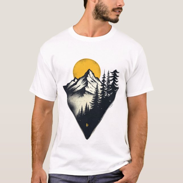 Camiseta Epic Mountain Escape: Audaz Diseño de Aventura Nat (Anverso)