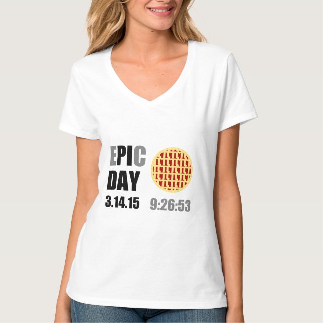 Camiseta Epic Pi Day - E"PI"C DAY (Anverso)