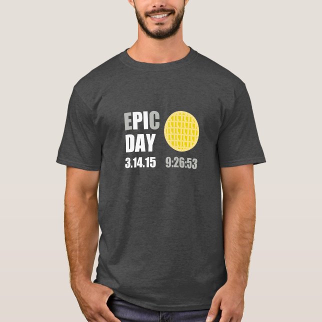 Camiseta Epic Pi Day - E"PI"C Day Apple Lattice Pie (Anverso)