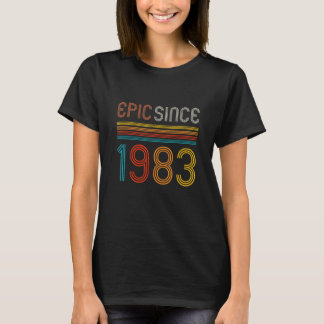 Camiseta Epic Retro 39º Cumpleaños Desde 1983