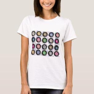 Camiseta Epic Retro Music Illustrated Vinyl Records Patten