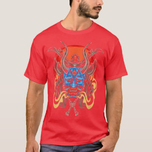 Camiseta Epic Samurai mascarilla casco vintage Hombres Gráf