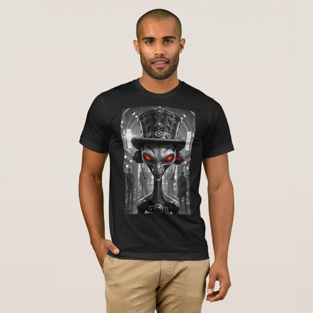 Camiseta Epic Sci-Fi Steampunk Alien (Anverso completo)