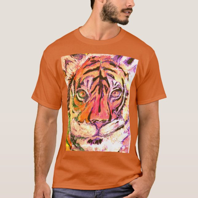 Camiseta Epic Tiger Looking at You, Multimedia (Anverso)
