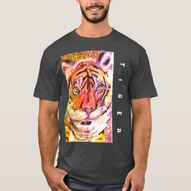 Camiseta Epic Tiger Looking at You, Multimedia (Anverso)